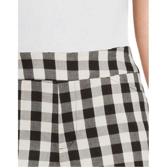 🖤🩵 WOMEN'S Pull-On Bermuda Comfy Shorts Gingham Check & Sky Blue 2-Pack Size L - Picture 10 of 12